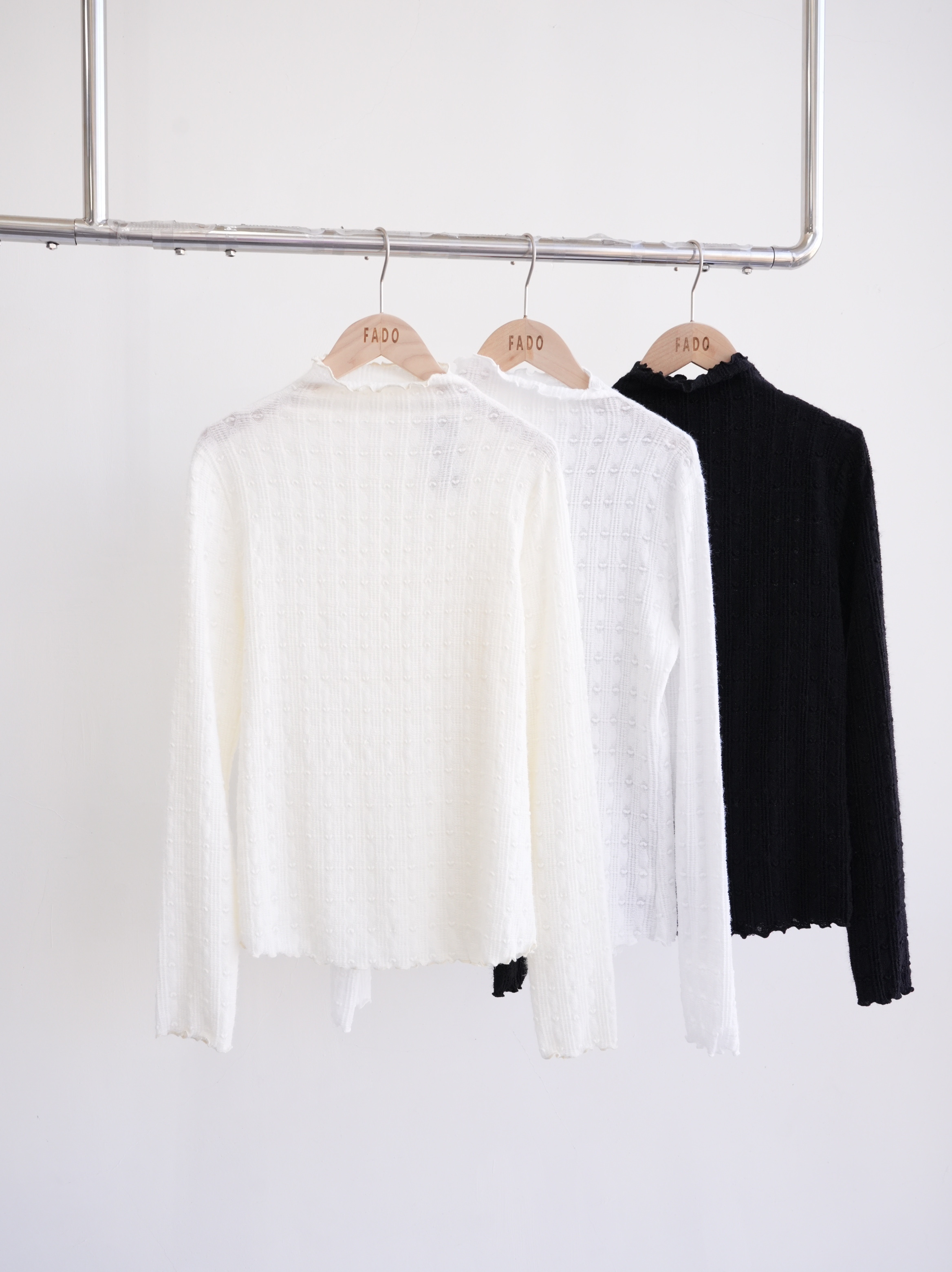 法朵Fado shop｜ 蕾絲愛心紋路內搭衣 021A058