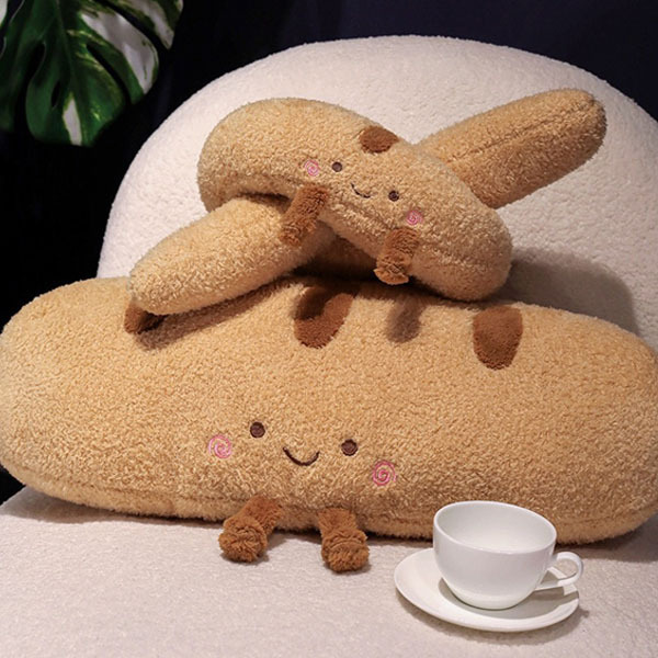 法國麵包造型抱枕靠墊