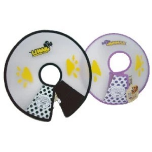 伊莉莎白護頸 黑色紫色 寵物護理項圈