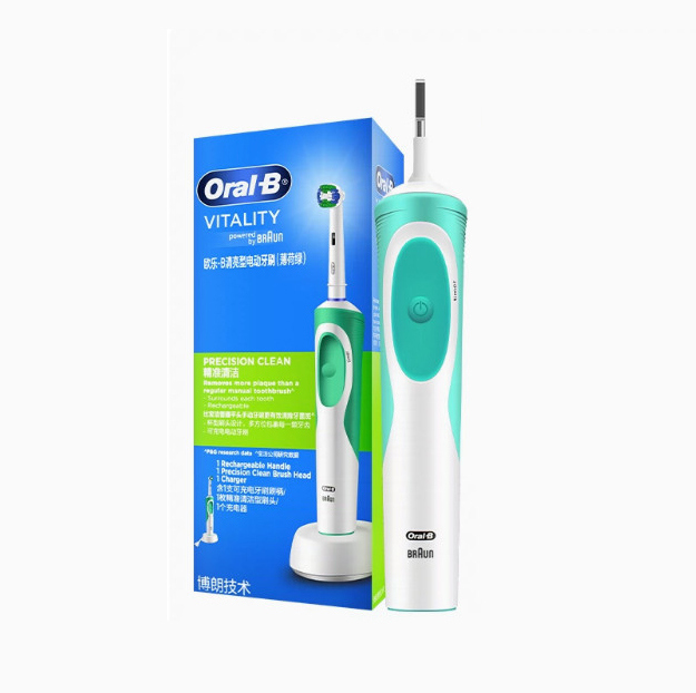 博朗OralB成人充電式牙刷（D12綠色手柄）