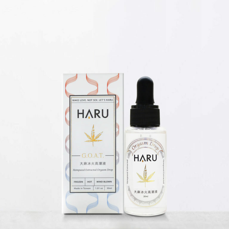 HARU G.O.A.T大麻冰火高潮液 冰火交鋒 點燃激情之夜(30ml)潤滑液/潤滑油30ml