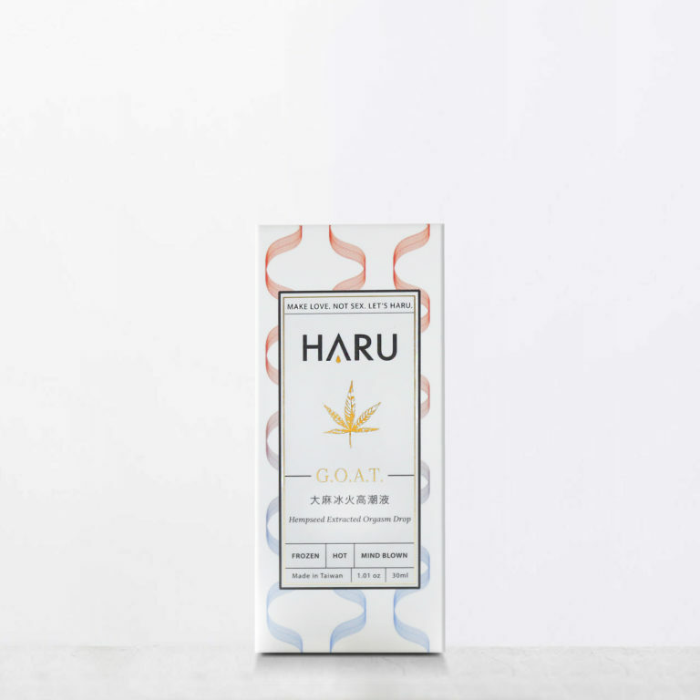 HARU G.O.A.T大麻冰火高潮液 冰火交鋒 點燃激情之夜(30ml)潤滑液/潤滑油30ml