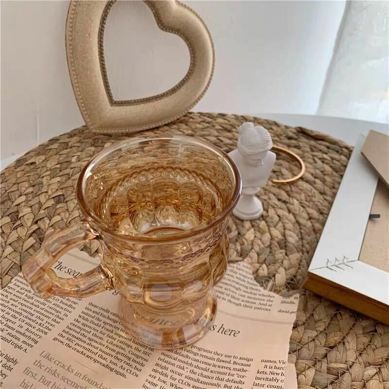 《5530》法式復古浮雕玻璃杯