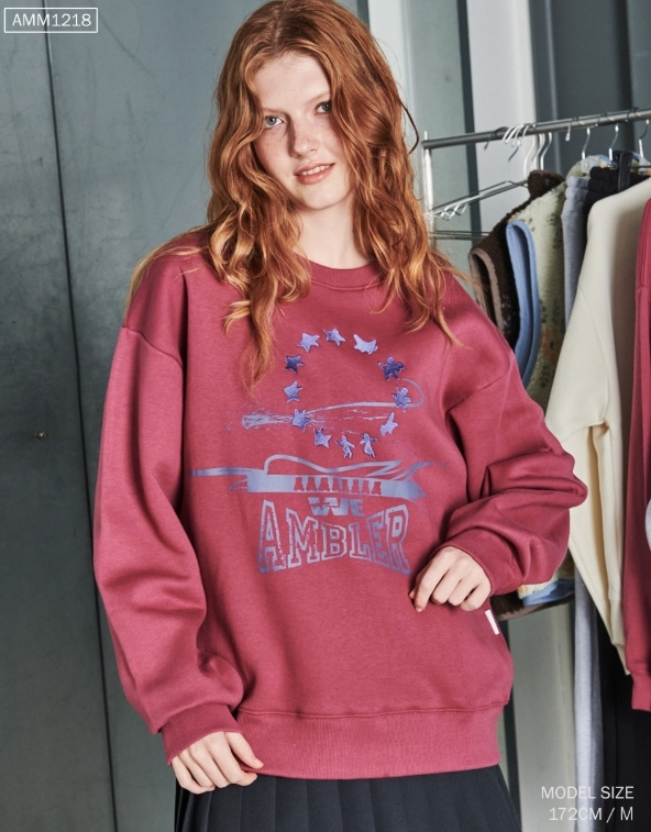 韓國代購 AMBLER特價加絨衛衣AMM1218