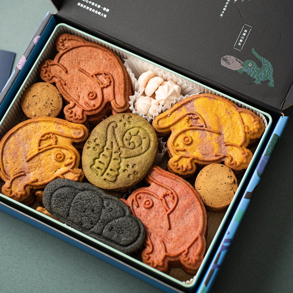 [4盒團購] 山椒魚造型鐵盒餅乾  Salamander cookies