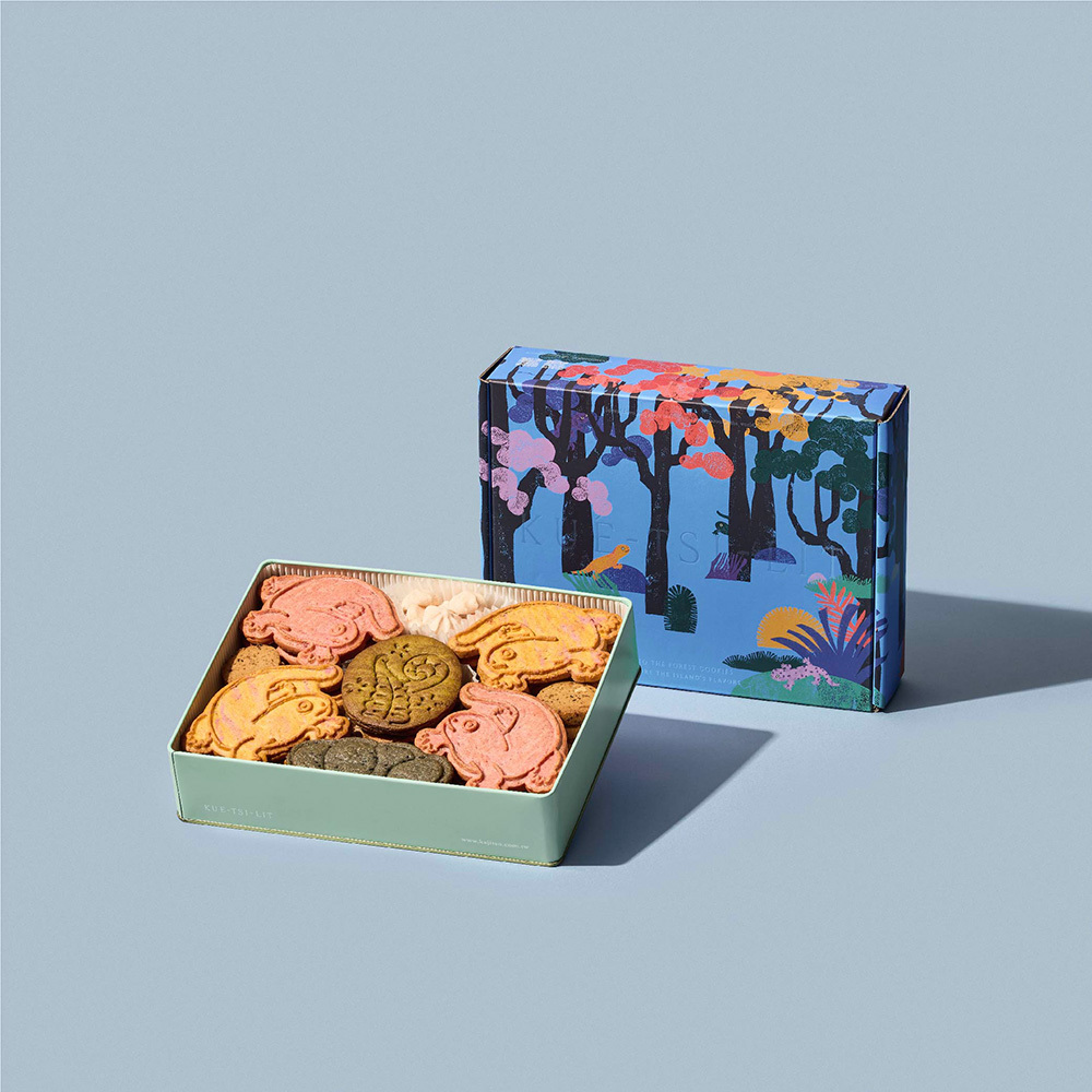 [4盒團購] 山椒魚造型鐵盒餅乾  Salamander cookies