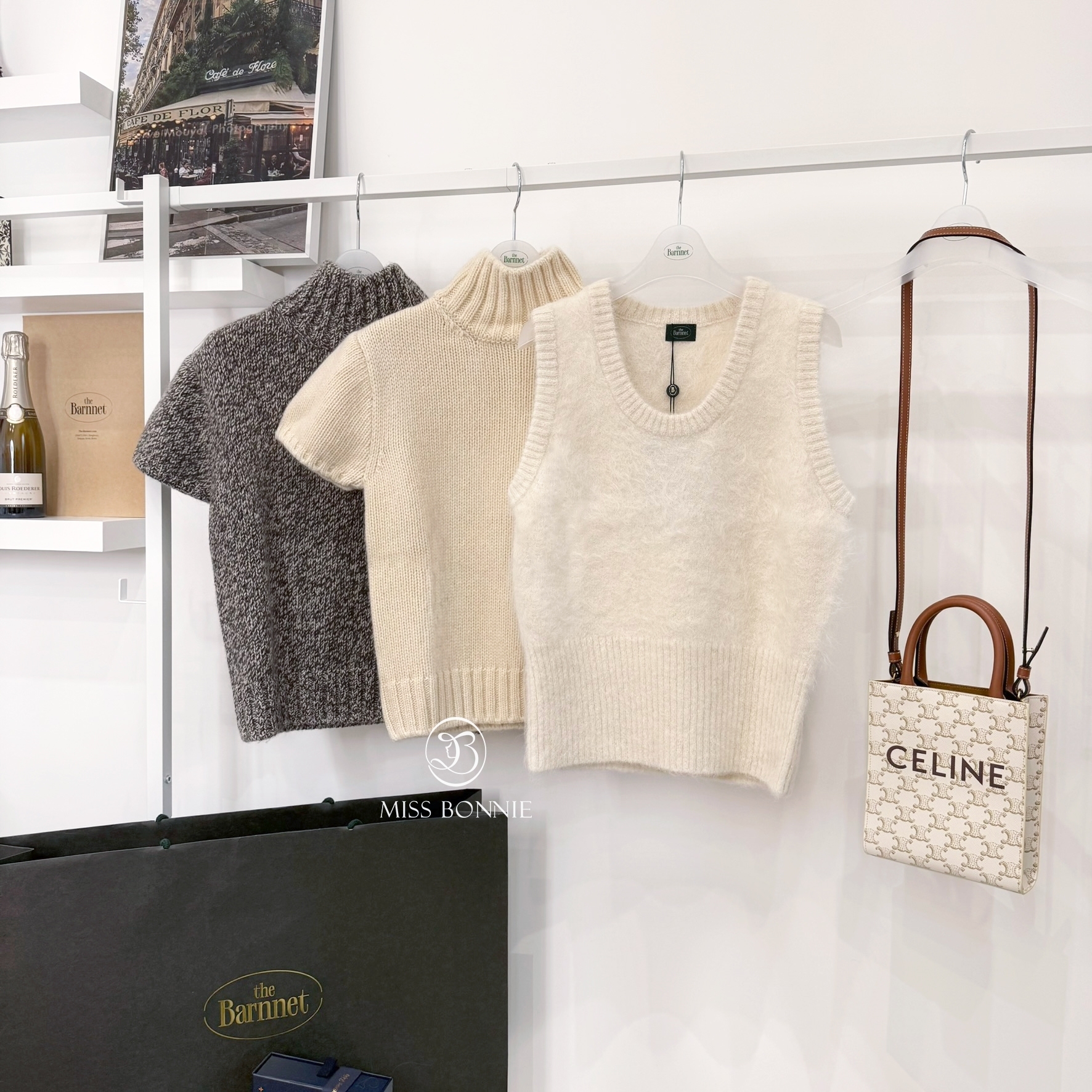 The Barnnet U領背心針織毛衣