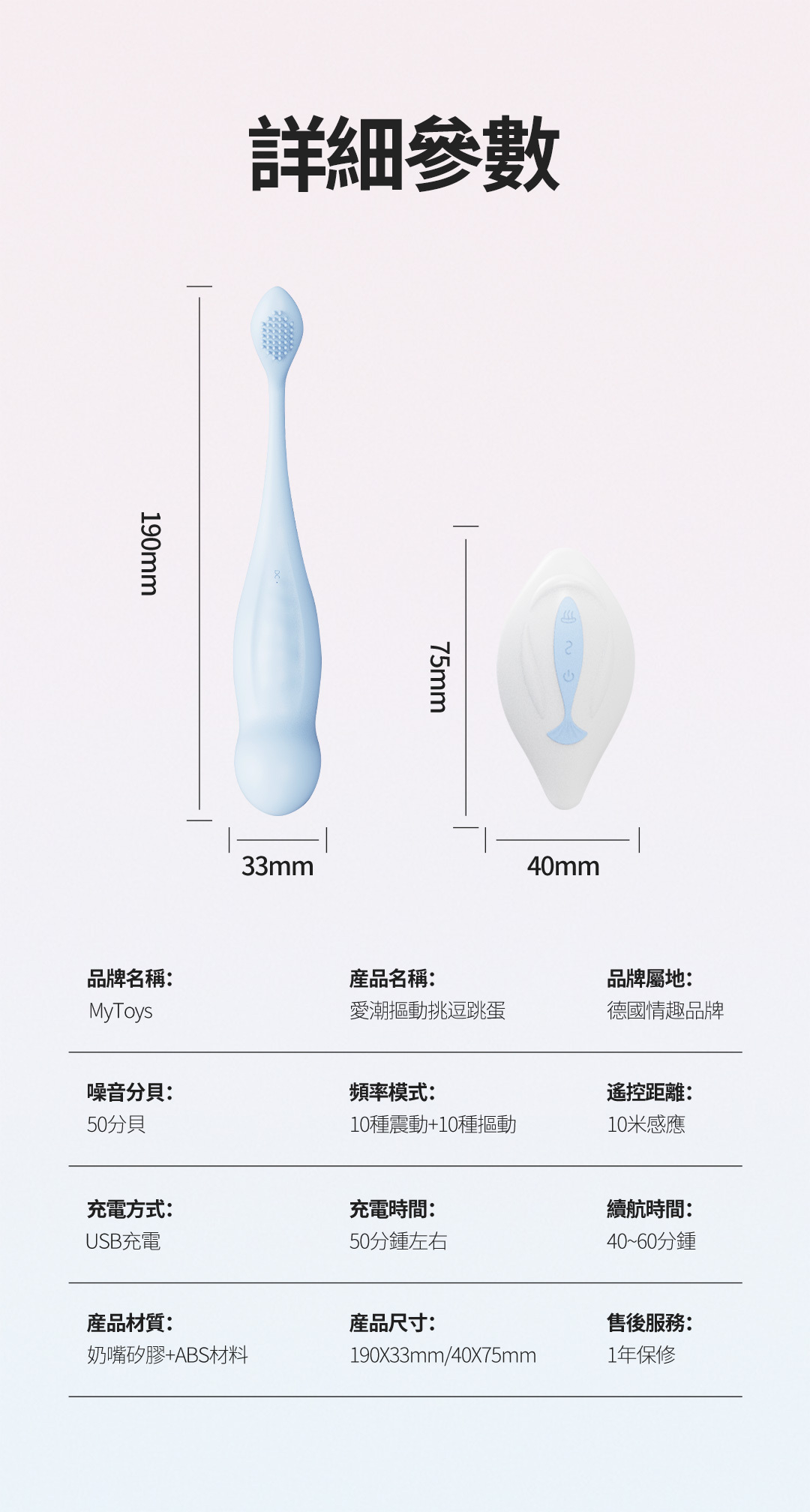 MyToys MyFinger 遙控G點陰蒂震動器(指摳式) 藍色