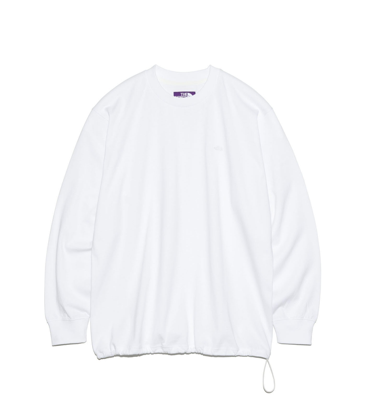 預購┃日本 TNF 紫標 Field Long Sleeve Tee 抽繩 長袖