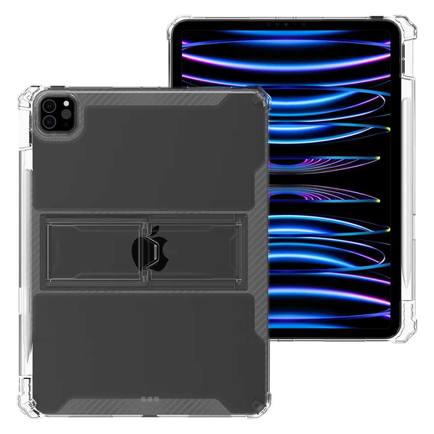 XPRO - Stand Clear Pro - iPad Pro Case 高度防撞透明平板保護軟殼