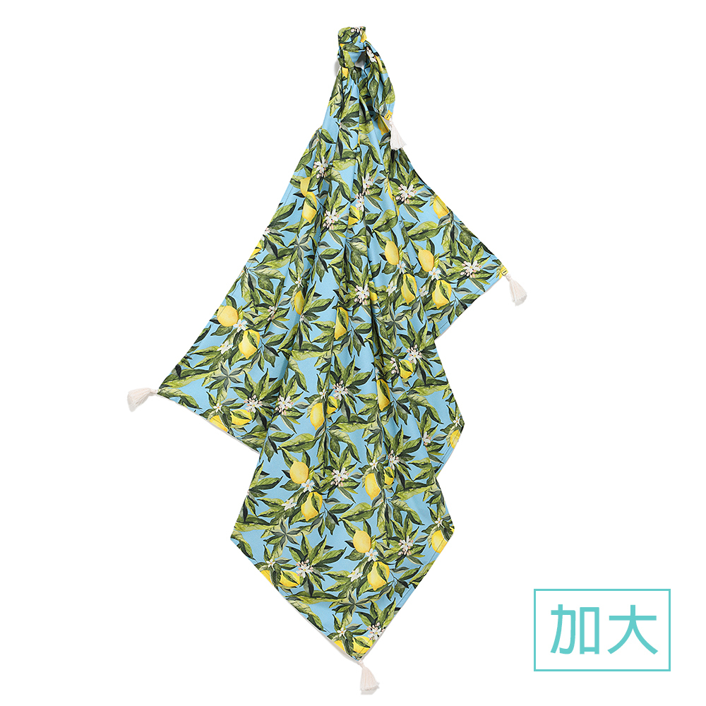 【四季萬用】La Millou波蘭 竹纖涼感巾加大(140x110cm)｜抗菌包巾｜波西萊姆-outlet專屬