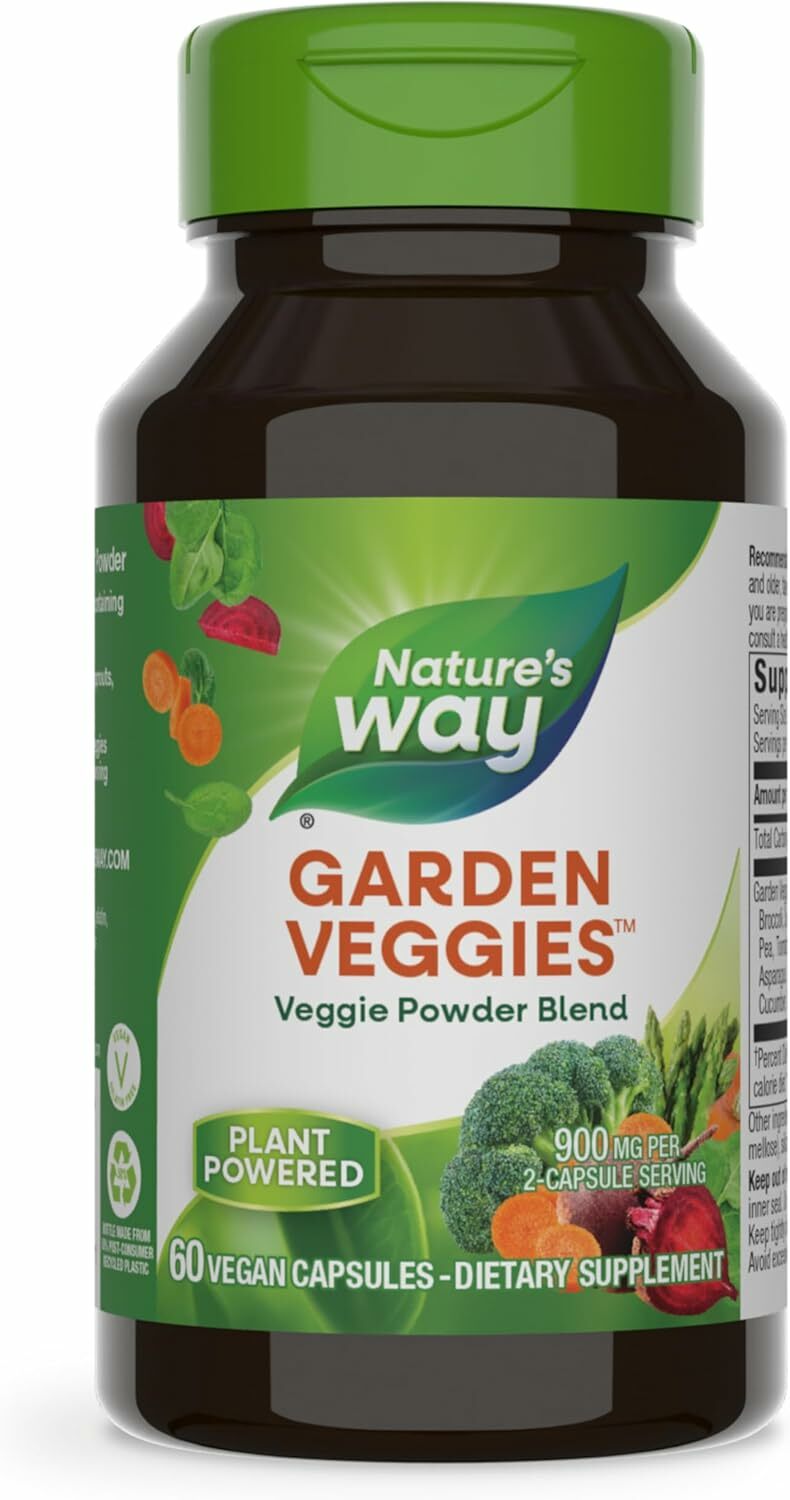 [預購] 12種綠色蔬菜萃取 450毫克 60粒 Nature's Way Garden Veggies