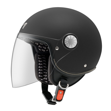 ASTONE AJ 平光黑 素色 3/4帽款