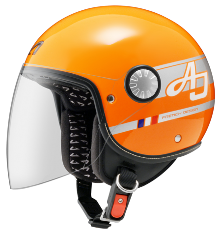 ASTONE AJ 橘 AW15銀 彩繪 3/4帽款