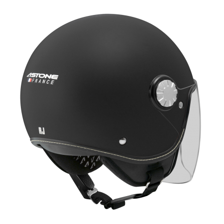 ASTONE AJ 平光黑 素色 3/4帽款