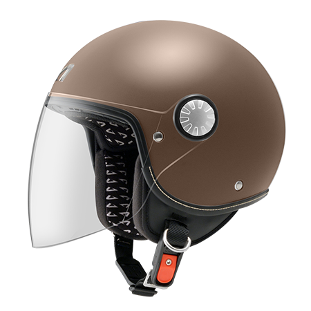 ASTONE AJ 平駝色 素色 3/4帽款