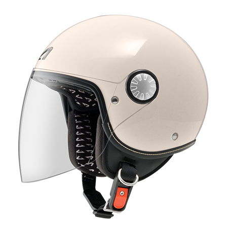 ASTONE AJ 乳白 素色 3/4帽款