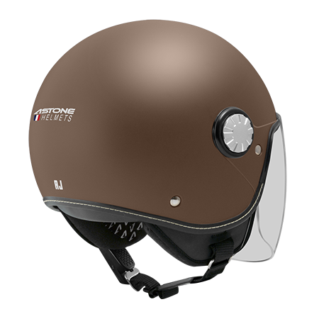 ASTONE AJ 平駝色 素色 3/4帽款