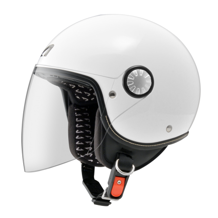 ASTONE AJ 白 素色 3/4帽款