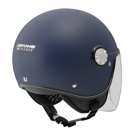 ASTONE AJ 平光藍 素色 3/4帽款