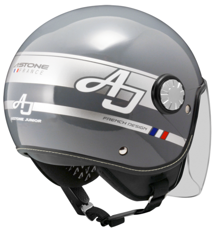 ASTONE AJ 水泥灰 AW15銀 彩繪 3/4帽款