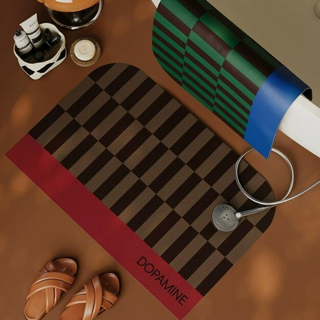 《5533》美式撞色條紋地墊(硅藻)