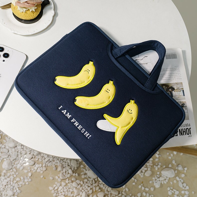 《5534》三隻香蕉手提電腦包