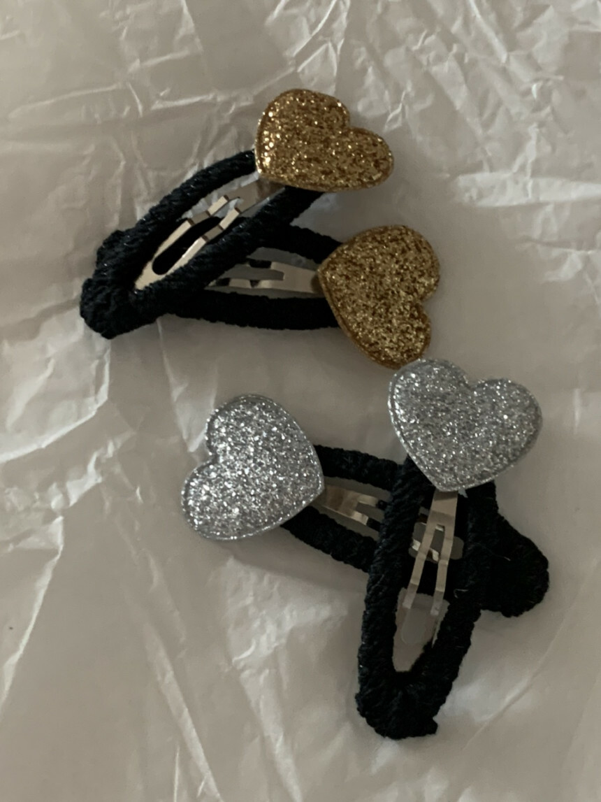 閃亮亮愛心髮夾