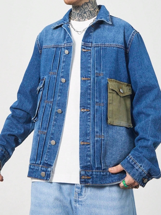 KADMAX大尺碼-秋冬牛仔外套〈CATW2516〉