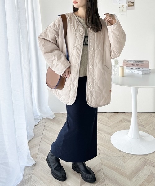JaVa / oversized quilted coat