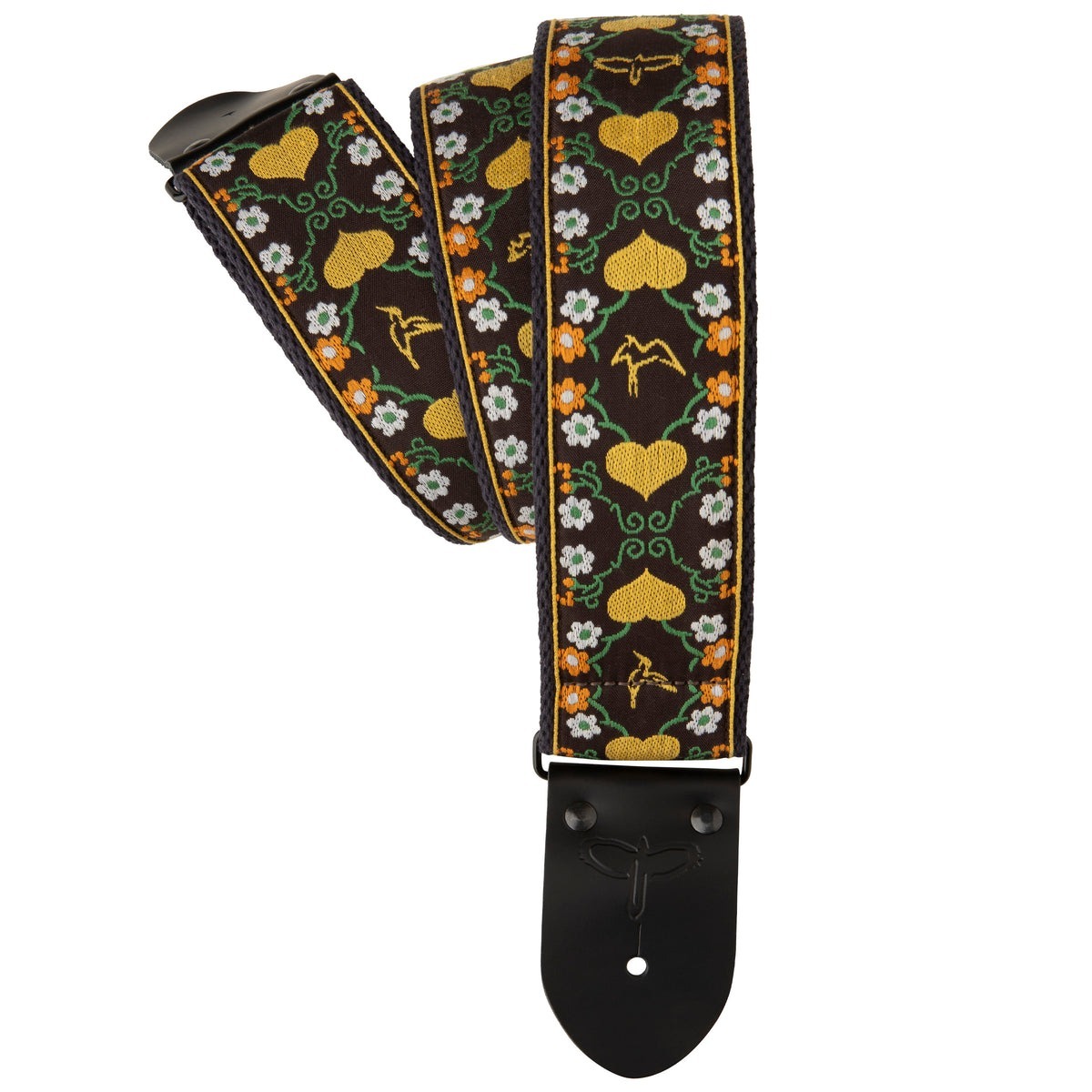PRS 2.5” Retro Guitar Strap 背帶 花朵愛心