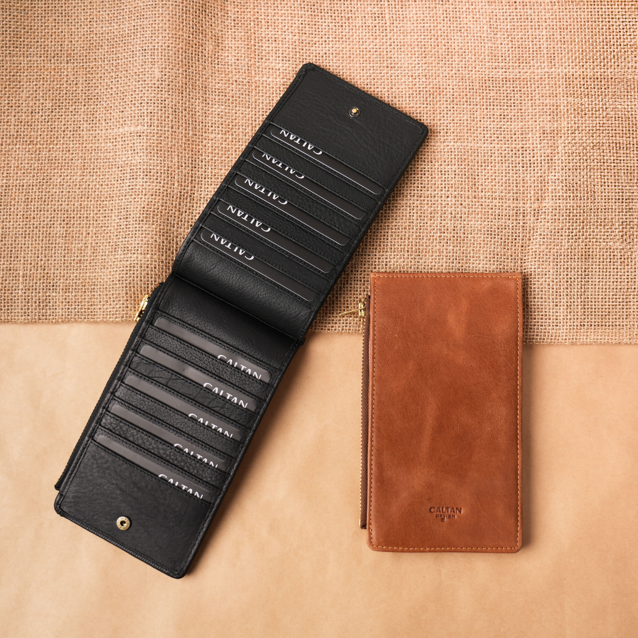 多層式卡片長夾包-兩色(2012)