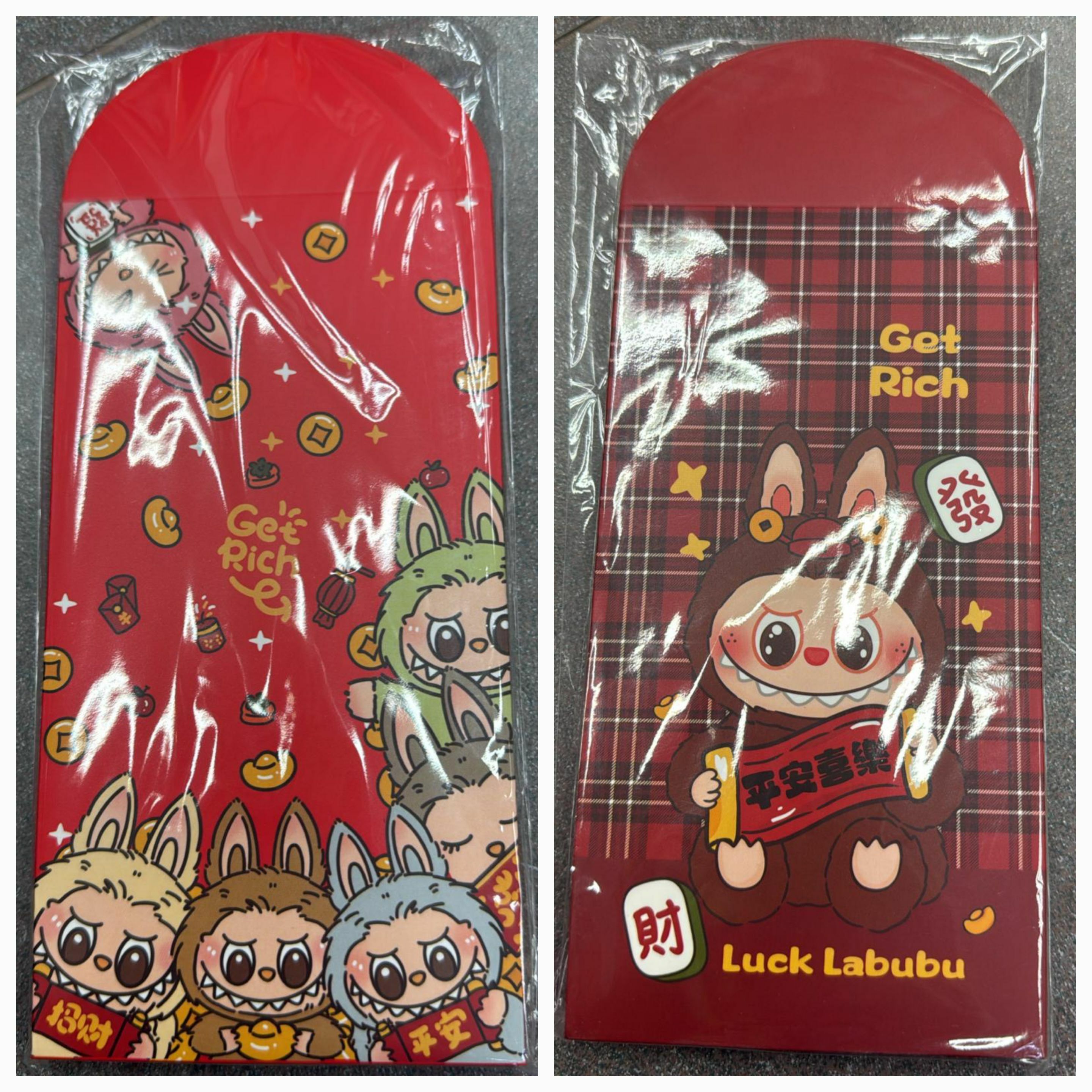 ca17102  Labubu利是封(長)  $29/1 $99/4