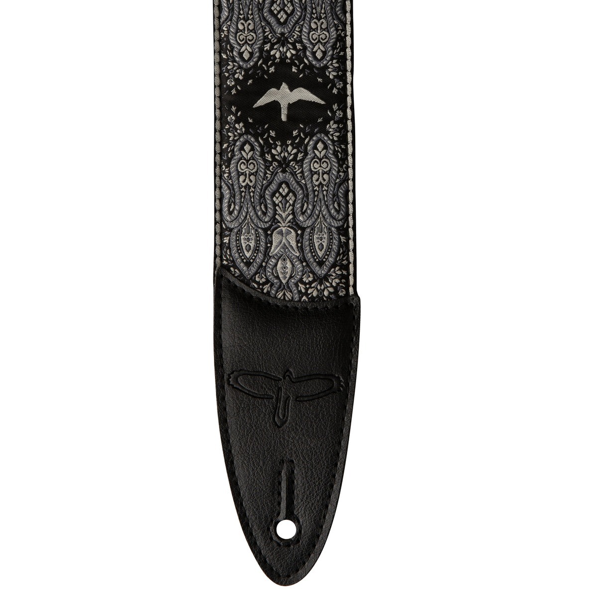 PRS 2" Guitar Strap Custom Jacquard Birds Fleur 背帶 碳黑