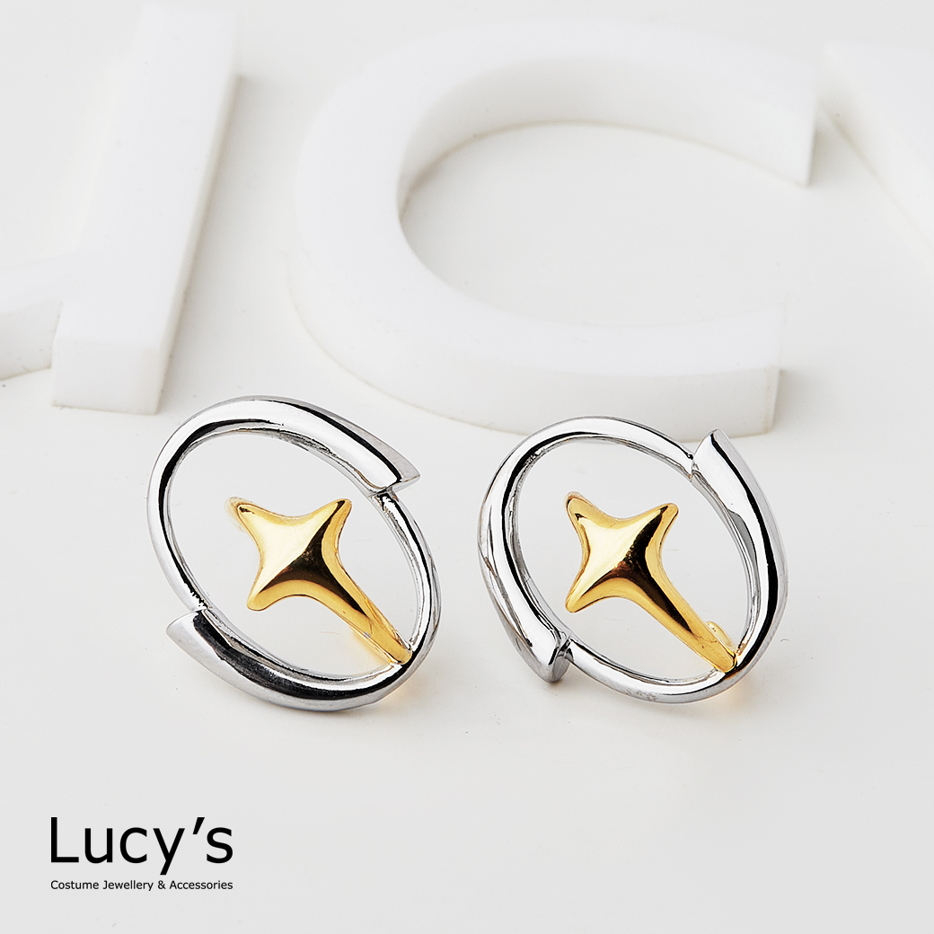 擁抱閃耀 耳環 (二色) (120818/120819)