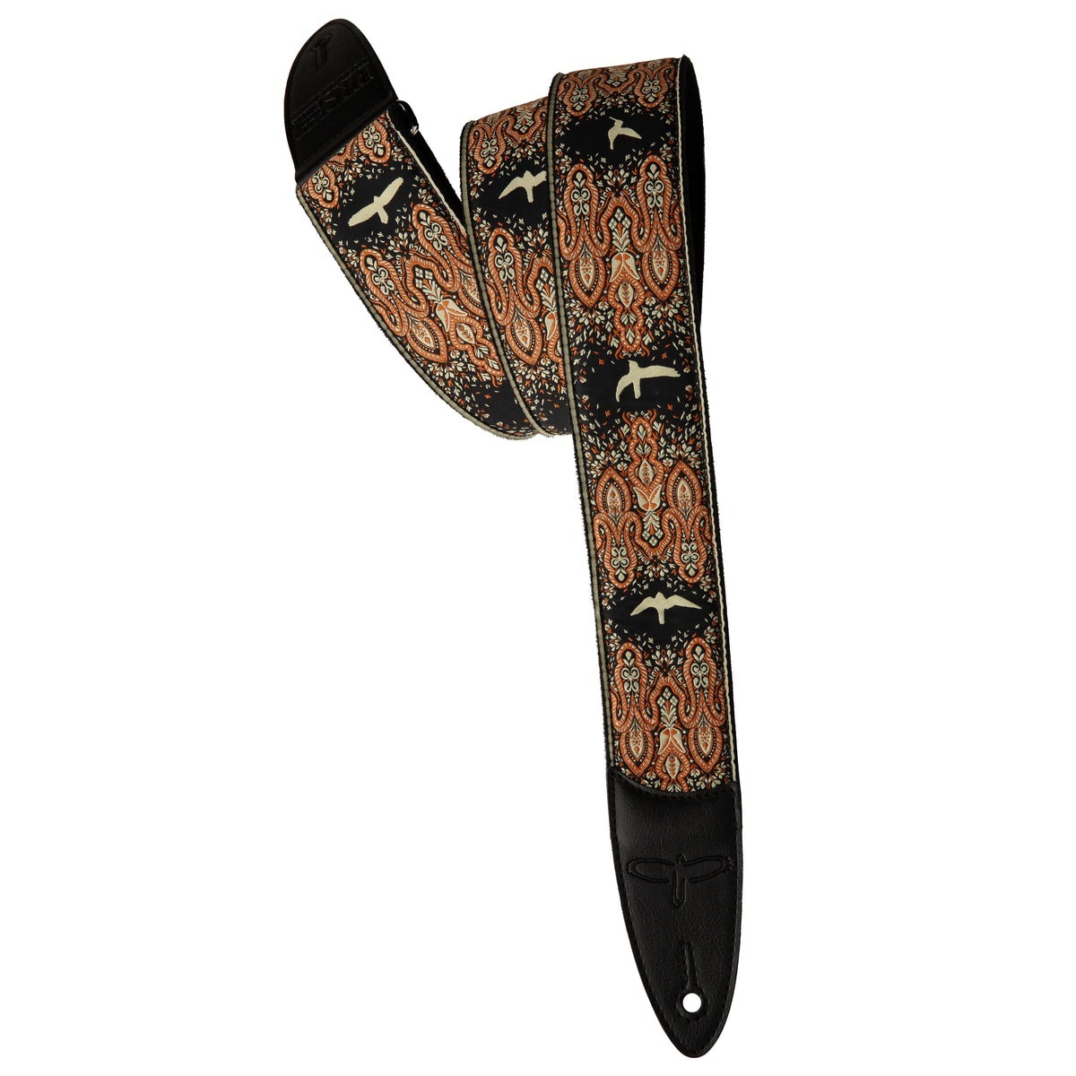PRS 2" Guitar Strap Custom Jacquard Birds Fleur 背帶 桃紅