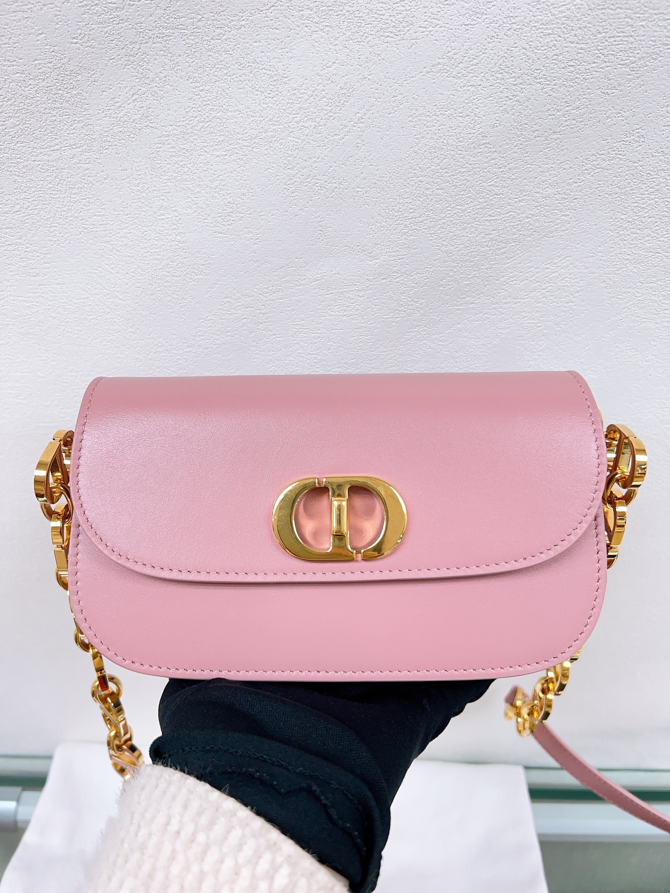Dior 30 montaigne avenue bag small (dusty pink)