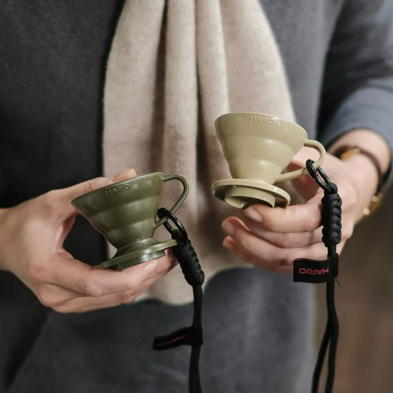 Hario V60迷你品飲杯 PBT材質 輕巧 附掛繩 六色