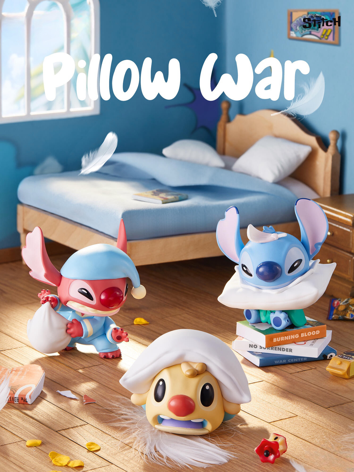 Disney 迪士尼 正版授權 星際寶貝 史迪奇枕頭大戰系列 公仔 擺件 盲盒 8+1款(任買兩件711免運)/預購