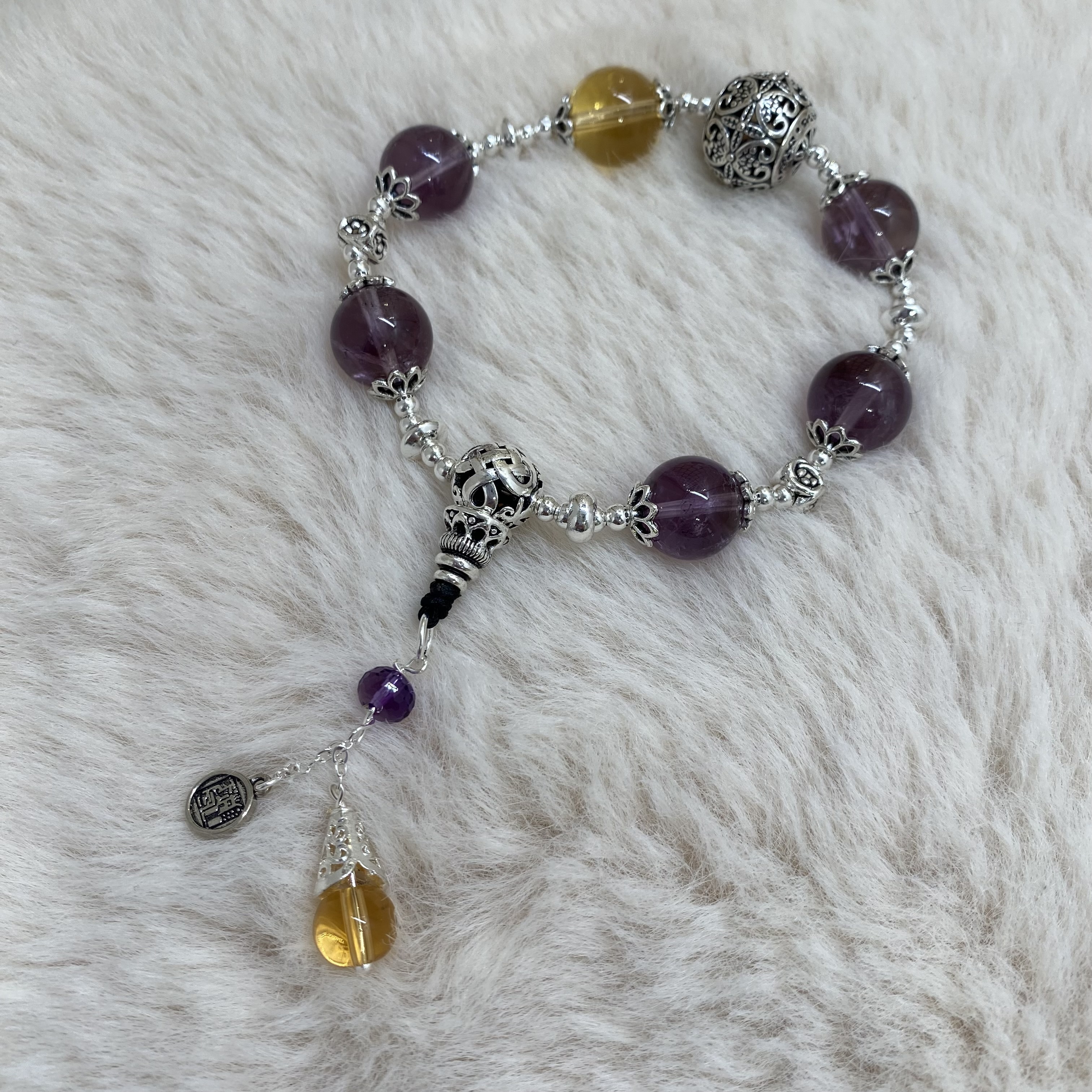 W1) 雍和宮紫晶手串