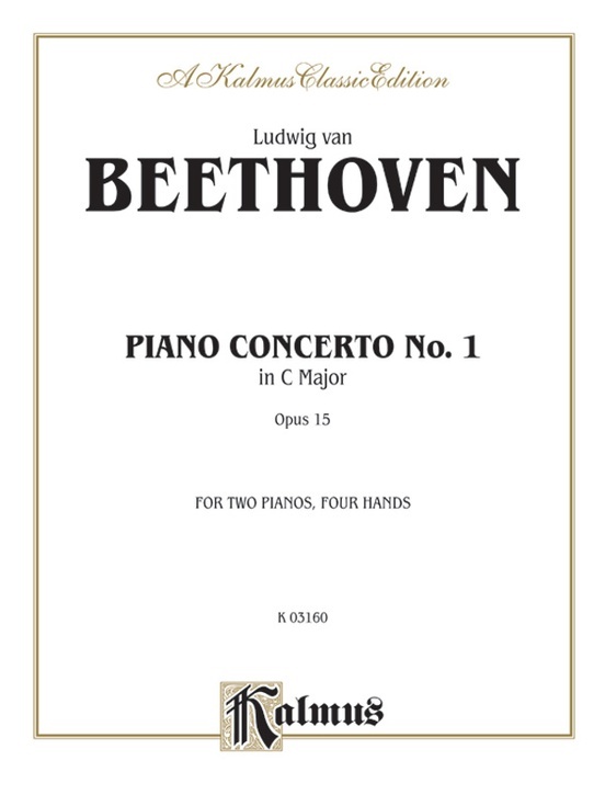 《L. v. Beethoven: Piano Concerto No. 1 in C, Op 15》雙鋼琴縮編版