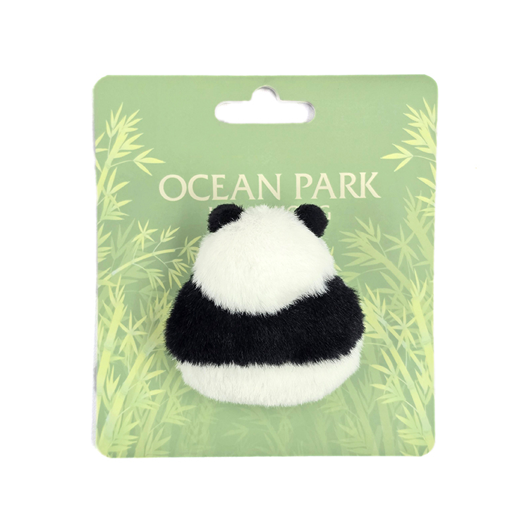 Giant Panda Plush Pin - Back
