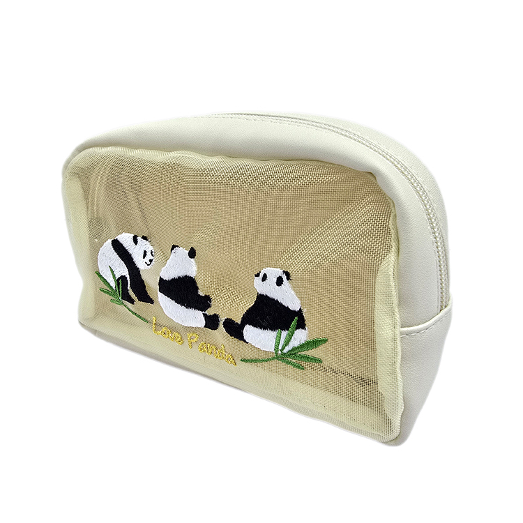 Panda Cosmetic Bag - Apricot