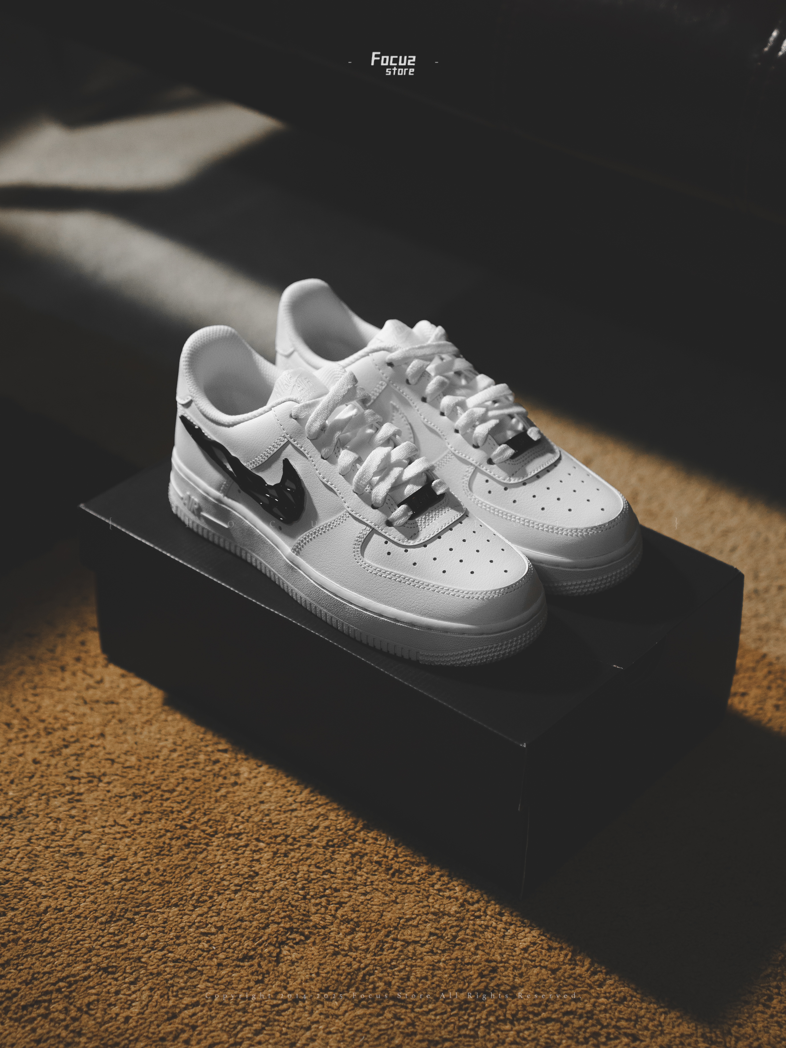 【Focus Store】預購 Nike Air Force 1'07 LX Wmns "Molten Metal Swoosh Pack - Black " 金屬溶解 金屬勾 黑色 IF1686-101