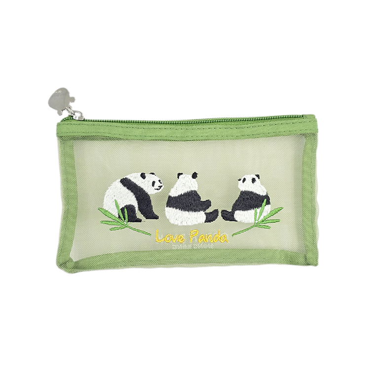 Panda Pencil Case - Green