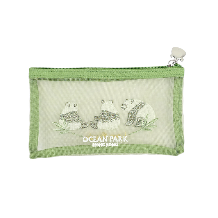 Panda Pencil Case - Green