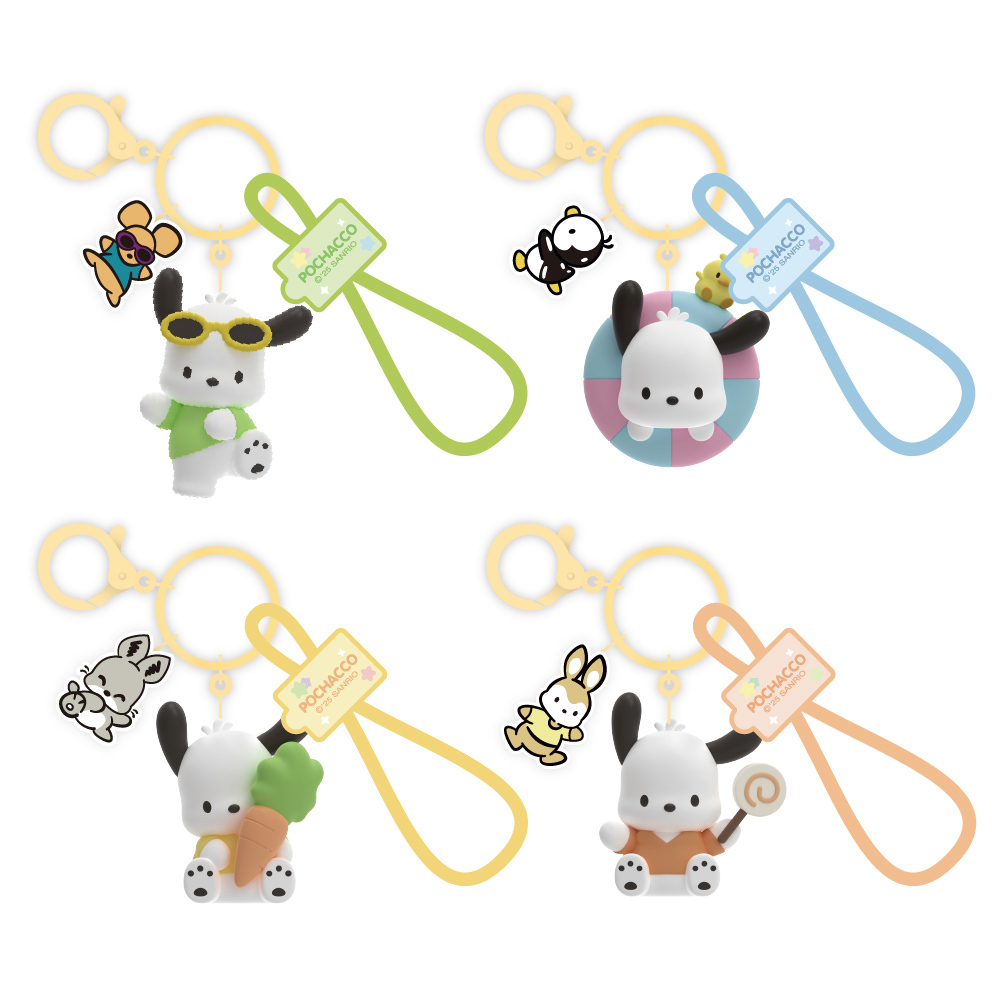 Sanrio-帕恰狗活力滿分吊飾 (盲盒) 隨機出貨一款
