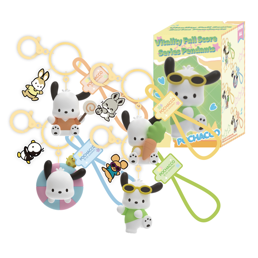 Sanrio-帕恰狗活力滿分吊飾 (盲盒) 隨機出貨一款
