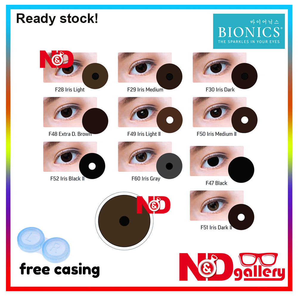Bionics Iris Prosthetic Color Lens 1pc/Vial ( 6 Months Disposable) , Ready stock!