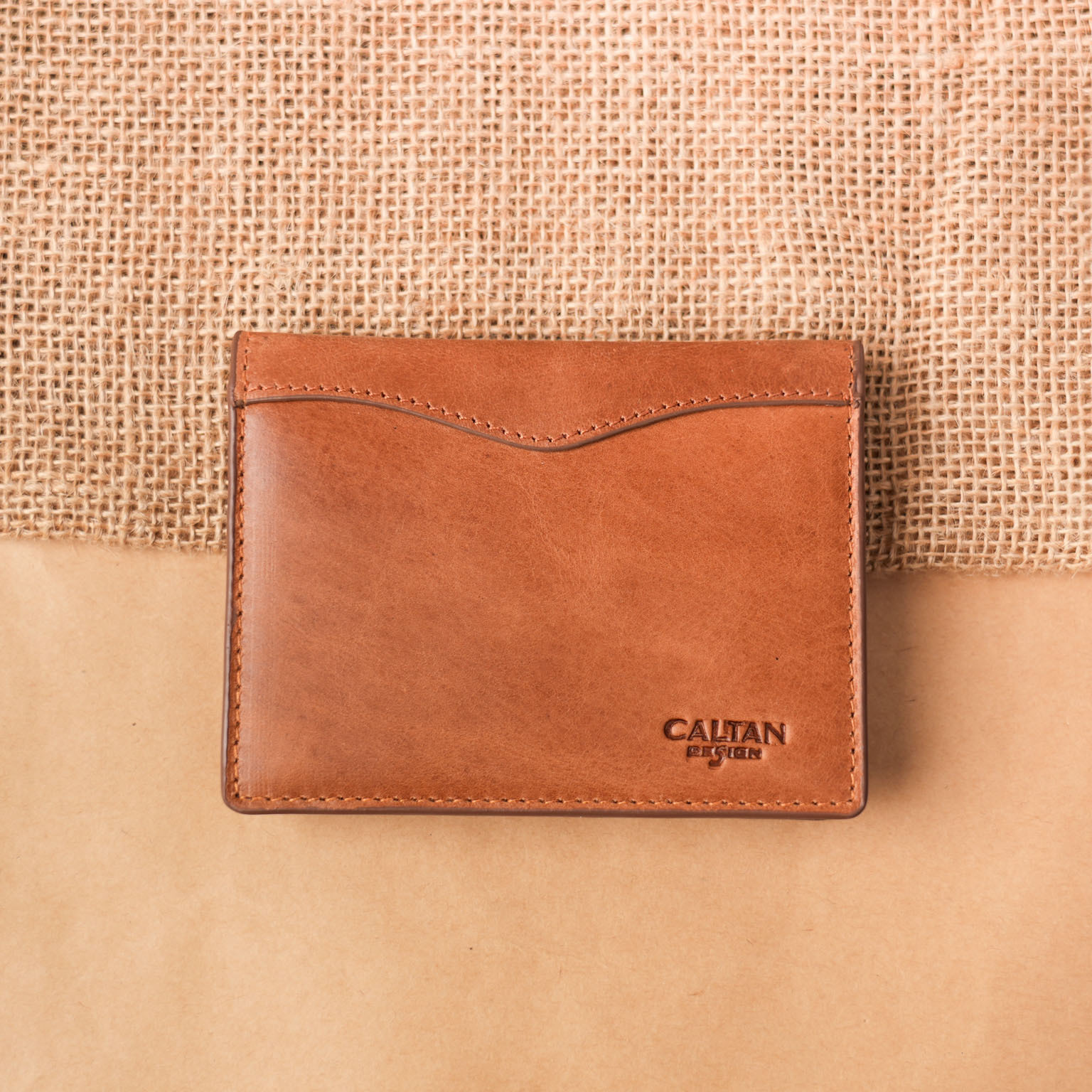 歐式縫線卡片零錢包-兩色(1807)